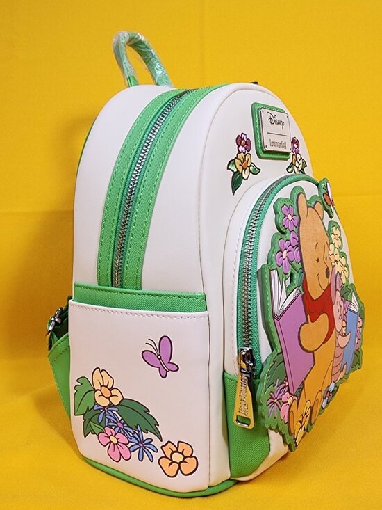 Loungefly Disney Winnie the Pooh Piglet & Pooh Bear Reading Mini Backpack NEW main image 11